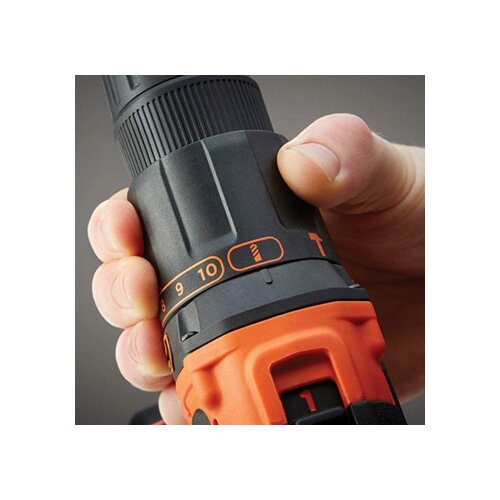 Black &amp;amp; Decker Akumulatorski vrtalnik BDCHD18KB, 18 V 400mA Slike