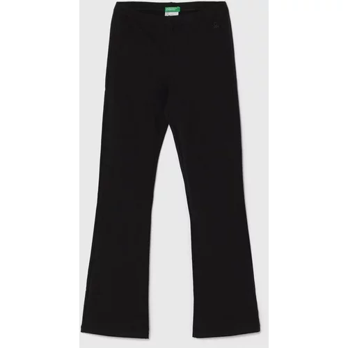 United Colors Of Benetton Otroške hlače črna barva