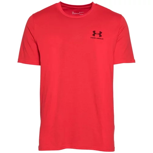 Under Armour UA Sportstyle Left Chest SS Shirt, Red/Black, (20494201)