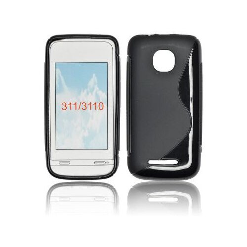  S silikonski ovitek Nokia Asha 311 črn Slike