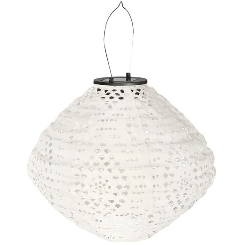 House Nordic Bela zunanja LED lanterna s solarnim panelom (višina 22 cm) Harwood – Cene