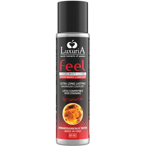 Luxuria Feel Hot - lubrikant s toplim učinkom (60 ml) Slike