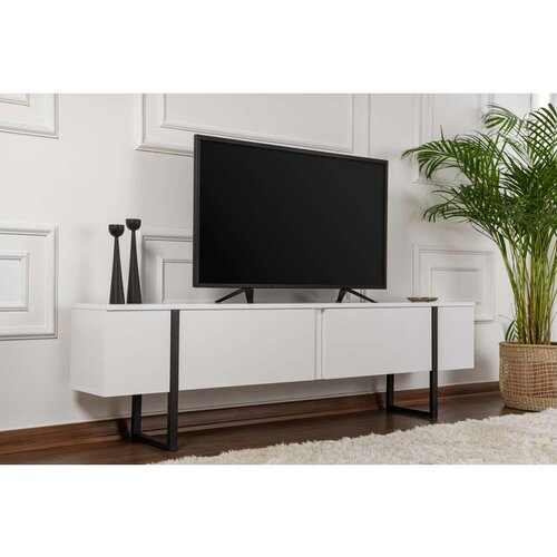 Hanah home serenity - tv stalak u belom i crnom Cene