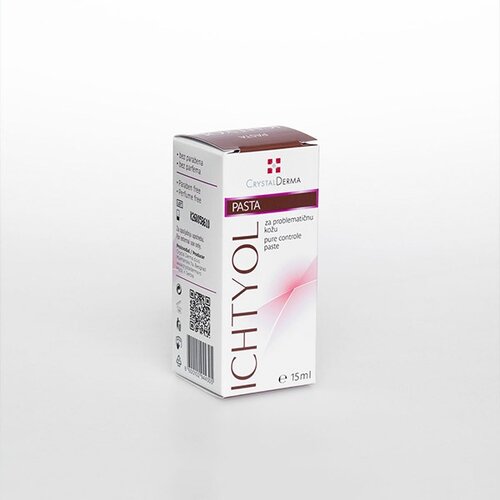 Crystal Derma Ihtyol pasta, 15ml Slike