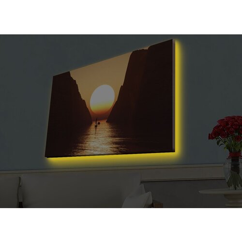 Wallity Slika sa LED osvetljenjem 4570HDACT-066, 45x70 cm Cene