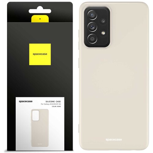 Spacecase SILIKONSKI OVITEK ZA SAMSUNG GALAXY A52 A52S BONE, (21962145) Cene