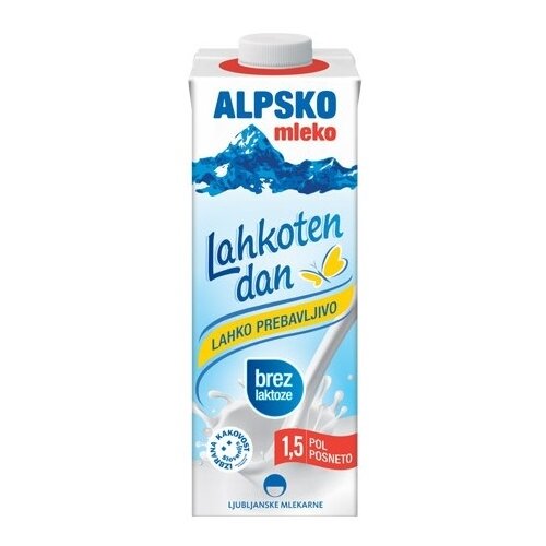 Alpsko Dugotrajno mleko bez laktoze 1l Cene