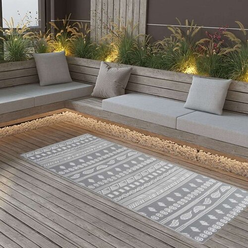 Vanjski tepih sivi 80 x 150 cm PP Cijene