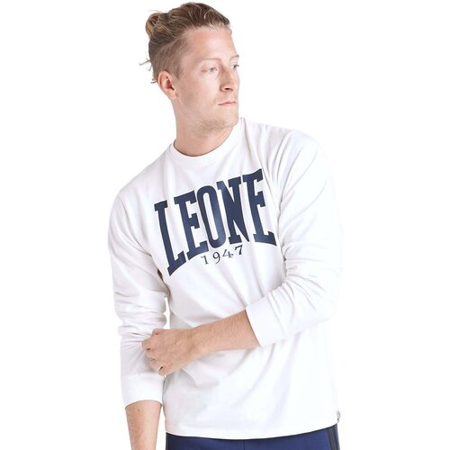 Leone 1947 Majice z dolgimi rokavi Man Tshirt L/S Bela Cene