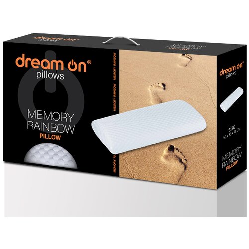 Dream On Memory Rainbow Jastuk od memorijske pene, 59x34x13 cm Cene