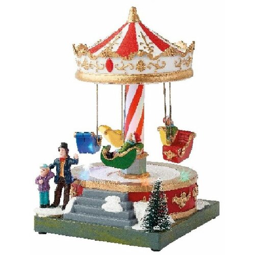 Ena novogodišnja figura svetleći karusel 13 x 12 x 18/5 cm 26410-3 Cene