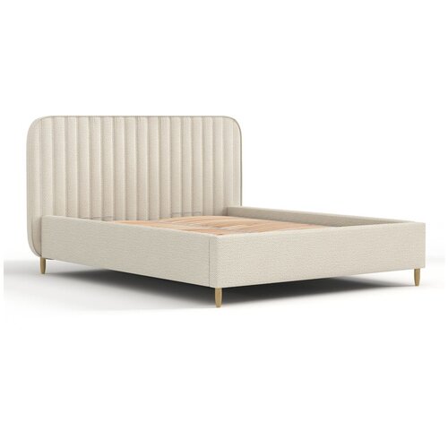 Maison de R&amp;ecirc;ve Bež tapecirani bračni krevet s prostorom za odlaganje s podnicom 140x200 cm Noto &amp;ndash; Slike