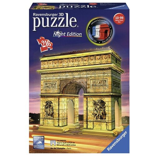 Ravensburger 3D puzzle (slagalice) - Trijumfalna kapija noc Cene