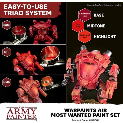 The Army Painter Warpaints Air: Most Wanted Set - 1 set. Slike