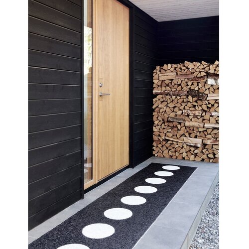 Pappelina Crno-bijela unutarnja i vanjska staza 70x300 cm Vera Black &amp;ndash; Slike