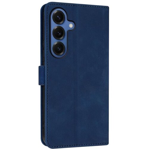 SUNSKY Eleganten ovitek etui iz umetnega usnja za Samsung S26, Moder Slike