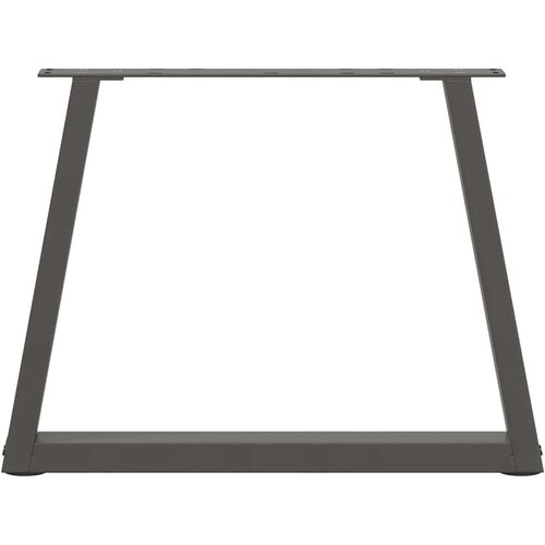 vidaXL Noge jedilne mize V-oblika 2 kosa Antracit 60x(42-43,3)cm Jeklo Cene
