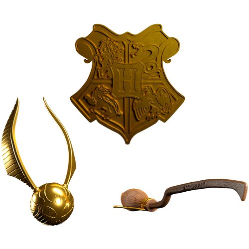 HARRY POTTER KOMPLET 3 BOŽIČNIH OKRASKOV -ZLATI SNITČ, NIMBUS2000 IN HOGWARTS ŠČIT, (21240889) Cene
