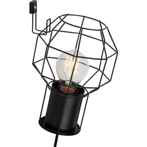 Brilliant Siza 71890/06 zidna svjetiljka E27 40 W crna Slike