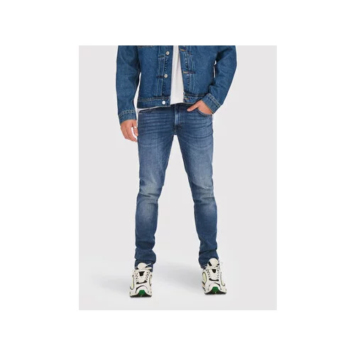 Only & Sons Jeans hlače Loom 22023292 Modra Slim Fit