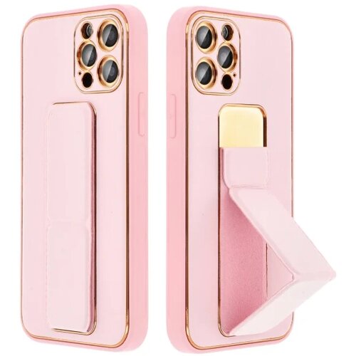 Leather Kickstand maska za SAMSUNG Galaxy A14 5G / A14 4G pink Cijene