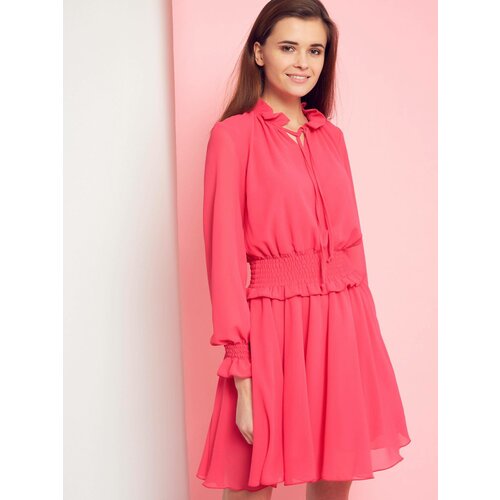 Cocomore Dress with a tie under the neck Boutiqe pink Cene