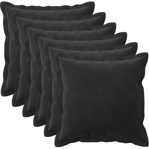  Jastuk s jastukom HOUTEN 6 kom. Crna Bar&amp;scaron;un - Crna 30 x 30 cm 6 Slike