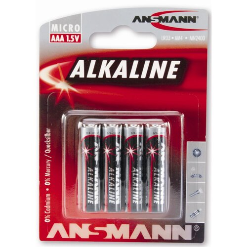 Ansmann LR03 Red-Line micro (AAA)-baterija alkalno-manganov 1.5 V 4 kos, (20476084) Cene