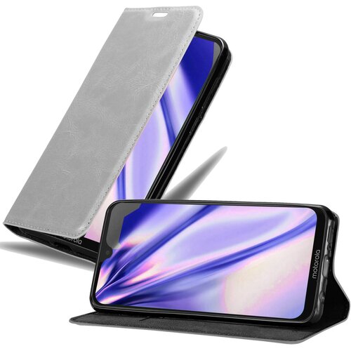 Cadorabo Ohi&scaron;je, združljivo z Motorola MOTO G7 / G7 PLUS v titansko siva - Za&scaron;čitni ovitek z magnetnim zapiranjem, stoječo funkcijo in režo za kartice, (20550867) Cene