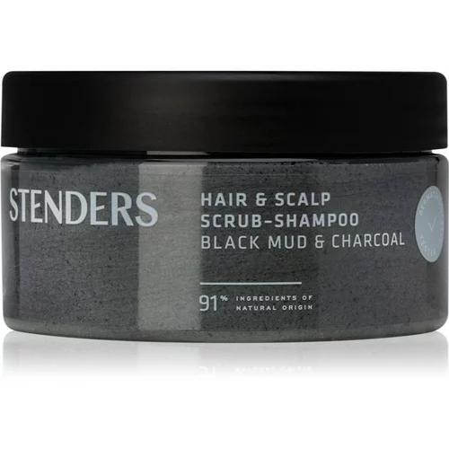 STENDERS Black Mud & Charcoal čistilni piling za lase in lasišče 300 g