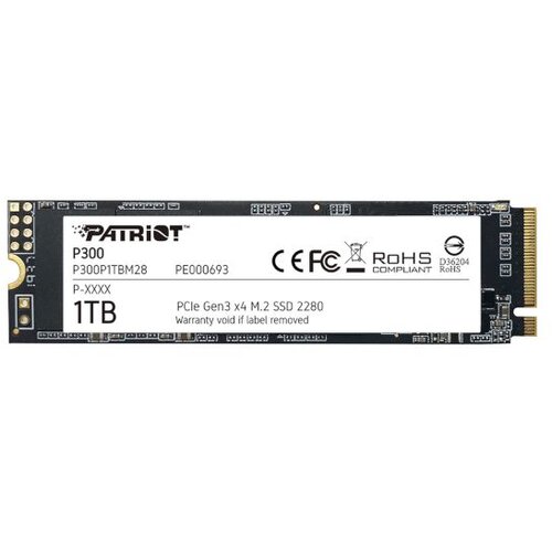Patriot P300 1TB M.2 NVMe SSD PCIe Gen 3 x4 Cijene