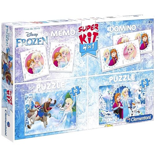 Clementoni puzzle 4u1 Frozen Slike