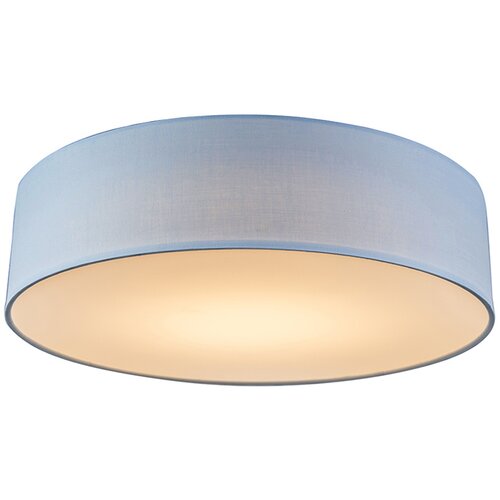 QAZQA Stropna svetilka modra 40 cm vključno z LED - Drum LED Slike