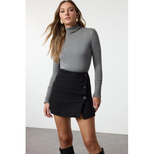 TRENDYOLMILLA Ženska suknja Twoaw21Et0589, Crna Slike