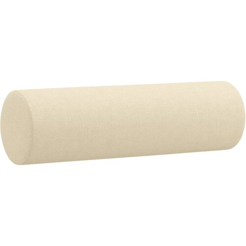 Dvosjed s ukrasnim jastucima krem 140 cm od tkanine Slike