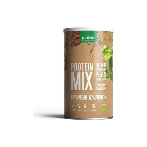  Veganska proteinska mješavina konoplje, suncokreta, graška, proteina bundeve, bio Cene