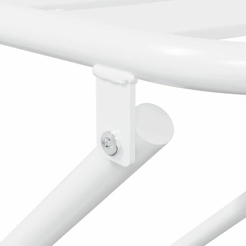 Bistro set za vrt 3 pcs Bijelo Čelik Slike