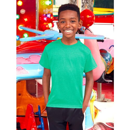 Fruit Of The Loom Green Kids Cotton T-shirt Cene