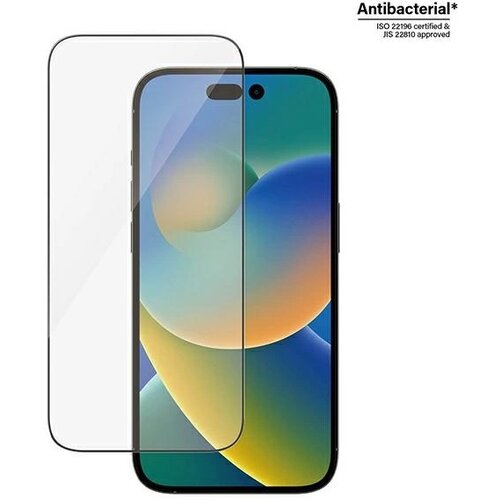 PanzerGlass ANTIBAKTERIJSKO KALJENO STEKLO ULTRA-WIDE FIT ZA IPHONE 14 PRO, (21911584) Slike