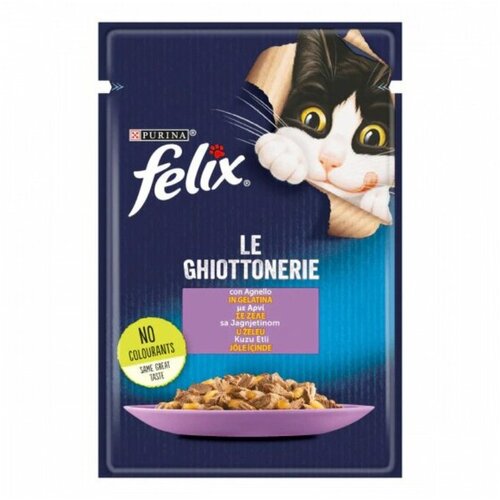 Purina sosić za mačke felix le ghiottenerie, jagnjetina u želeu, 85g Cene