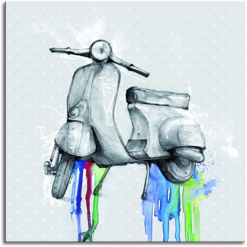 Pintdecor Zidni ukras Vespa 50 Slike
