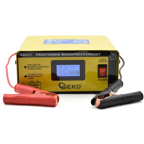 Geko 12-24V LCD mikroprocesorski polnilec za akumulatorje 10 Cene