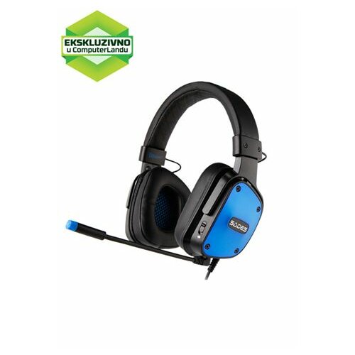 Sades Dpower SA-722 Gaming Blue slušalice Slike