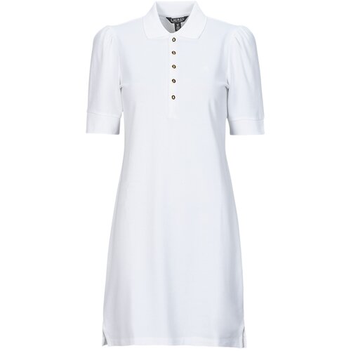 Polo Ralph Lauren CHACE-SHORT SLEEVE-CASUAL DRESS Bijela Slike