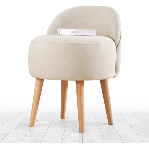Atelier Del Sofa Tabure 46x64x46cm, Krem Slike
