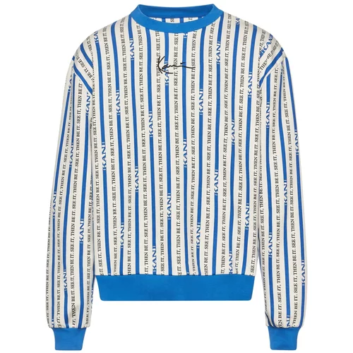 Karl Kani Sweater majica plava / crna / bijela