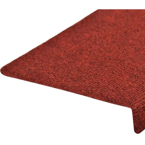  Otirači za stepenice 10 kom bordo 65x21x4 cm pro&amp;scaron;iveni Slike