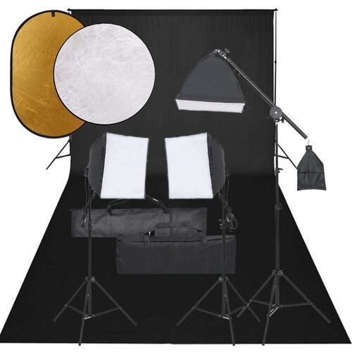  Komplet za foto studio z lučmi, ozadjem in odbojnikom, (5000288489) Cene