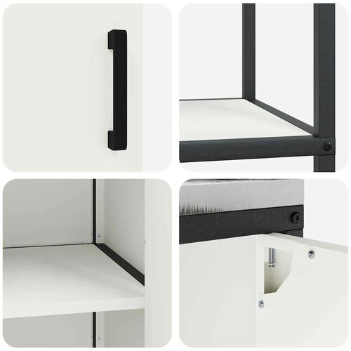  Kuhinjski set za pohranu 3 pcs Bijelo 240 x 50 x 92 cm Slike