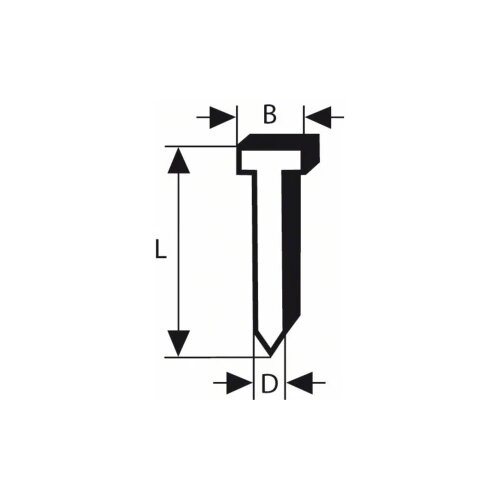 Bosch Ravni ekser sa upuštenom glavom SK64 20G 38 mm, 2608200529 Cene